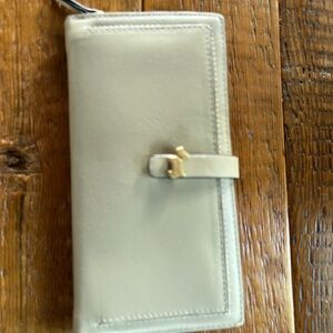 Radley London Stone leather bifold Wallet with Gold Accent